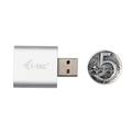 i-tec USB 2.0 Metal Mini Audio Adapter