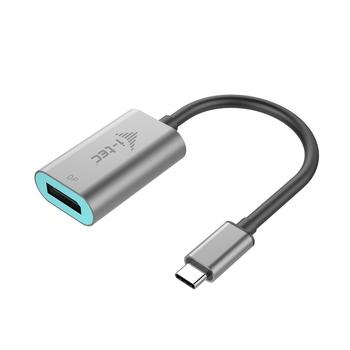 Redukce I-TEC USB-C Metal Display Port Adapter 60Hz, stříbrná (silver)