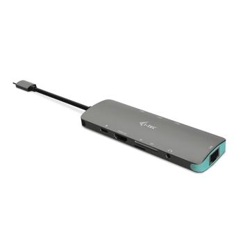 Dokovací stanice I-TEC USB-C Metal Nano Docking Station 4K HDMI LAN + Power Delivery 100W, černá (black)