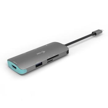 Dokovací stanice I-TEC USB-C Metal Nano Dock 4K HDMI + Power Delivery 60W, šedá (grey)