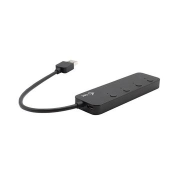 USB HUB I-TEC USB 3.0 Metal HUB 4 Port s vypínači na jednotlivých portech