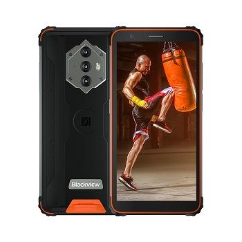 Odolný mobilní telefon iGET GBV6600, oranžový (orange)