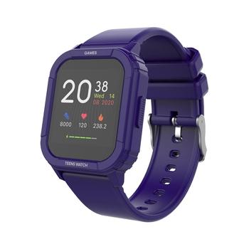 iGET KID F10 Violet - chytré dětské hodinky, IP68, 1,4'''' displ., 8 her, teplota, srdeční tep