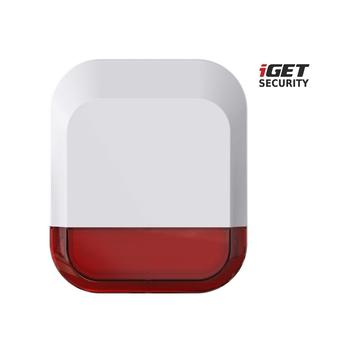 Alarm iGET SECURITY EP11 - venkovní siréna napájená baterií nebo adaptérem