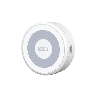 iGET HOME Chime CHS1 White - vnitřní reproduktor se zvukem a LED indikací, pro zvonek iGET DS1
