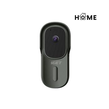 WiFi bateriový videozvonek iGET Doorbell DS1, šedý (gray)