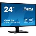24'' iiyama X2474HS-B2: VA, FullHD@75Hz, 250cd/m2, 4ms, VGA, HDMI, DP, černý
