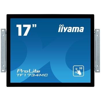 17'' iiyama TF1734MC-B6X: TN, SXGA, capacitive, 10P, 350cd/m2, VGA, DP, HDMI, černý