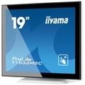 19'' iiyama T1932MSC-W5AG: IPS, SXGA, capacitive, 10P, 300cd/m2, VGA, HDMI, DP, bílý