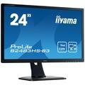 24''LCD iiyama B2483HS-B3 - TN,FullHD,1ms,250cd/m2, HDMI,DP,VGA,repro,pivot,výškov.nastav.