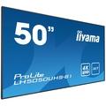 50'' iiyama LH5050UHS-B1 - AMVA3,4K UHD,8ms,450cd/m2, 4000:1,16:9,komponent.,HDMI,DP,USB,RS232,repro