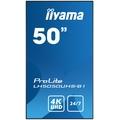 50'' iiyama LH5050UHS-B1 - AMVA3,4K UHD,8ms,450cd/m2, 4000:1,16:9,komponent.,HDMI,DP,USB,RS232,repro
