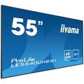 55'' iiyama LE5540UHS-B1 - AMVA3,4K UHD,8ms,350cd/m2, 4000:1,16:9,VGA,HDMI,DVI,USB,RS232,RJ45,repro