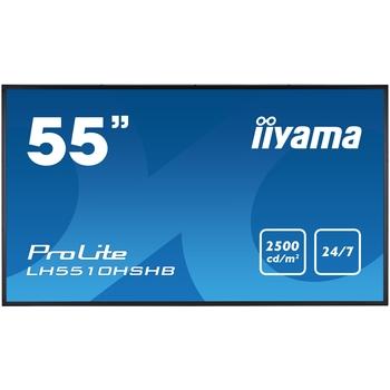 55'' iiyama LH5510HSHB-B1: IPS+, FullHD, 2500cd/m2, 24/7, VGA, DVI, HDMI, DP, RS-232c, černý