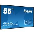 55'' iiyama LH5510HSHB-B1: IPS+, FullHD, 2500cd/m2, 24/7, VGA, DVI, HDMI, DP, RS-232c, černý