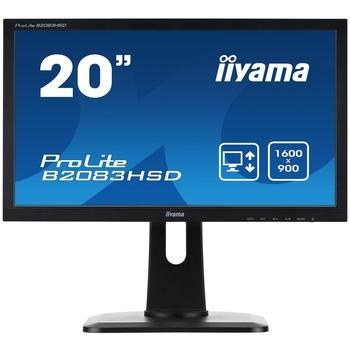 20" LCD monitor iiYAMA  B2083HSD-B1, černý (black)