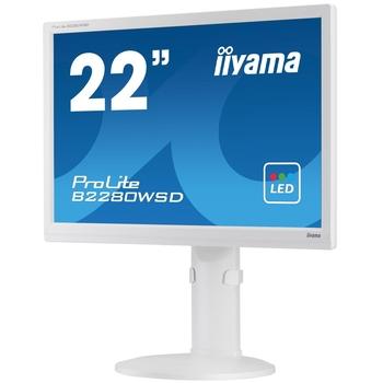 22" LCD monitor iiYAMA B2280WSD-W1 bílý (white)