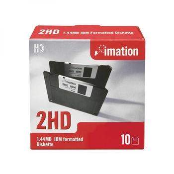 Imation diskety 1.44MB [ paper box 10 ks | formátované ]