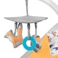 Houpďż˝tko vibrujďż˝cďż˝ s melodiďż˝ Felio  Stone Grey 0m+, do 18kg, Kinderkraft 2020