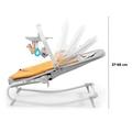 Houpďż˝tko vibrujďż˝cďż˝ s melodiďż˝ Felio  Stone Grey 0m+, do 18kg, Kinderkraft 2020