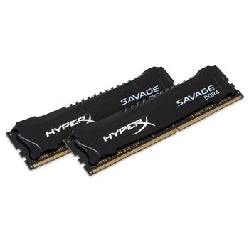 2 paměťové moduly KINGSTON  16GB (2x8GB) 2133MHz DDR4 XMP HyperX Savage Black