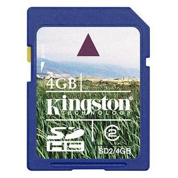 Paměťová karta KINGSTON Secure Digital 4GB