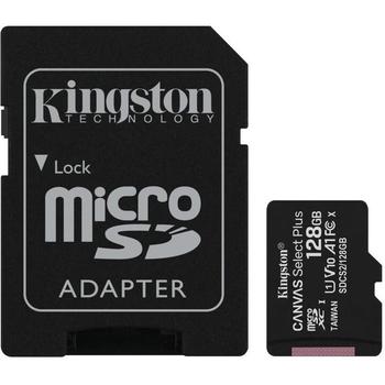 Paměťová karta KINGSTON microSDXC 128GB Canvas Select Plus