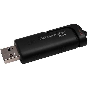 Přenosný flash disk KINGSTON 64GB USB 2.0 DataTraveler 104