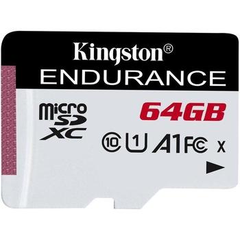 Paměťová karta pro bezpečnostní kamery KINGSTON microSDXC 64GB Endurance