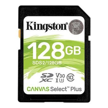 Paměťová karta KINGSTON Canvas Select Plus SDXC 128GB