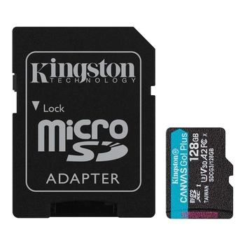 Paměťová karta KINGSTON microSDXC 128GB Canvas Go! Plus