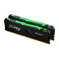 32GB DDR4-3200MHz CL16 Kingston FURY Beast RGB, 2x16GB