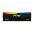 2 paměťové moduly KINGSTON 32GB (2x16GB) 3200MHz DDR4  FURY Beast RGB Black