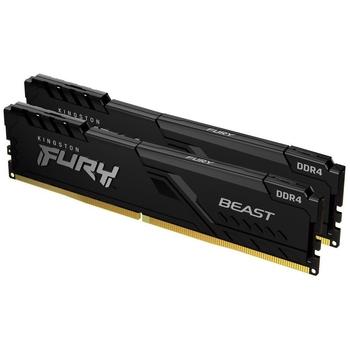 2 paměťové moduly KINGSTON 16GB (2x8GB) 3000MHz DDR4  FURY Beast Black