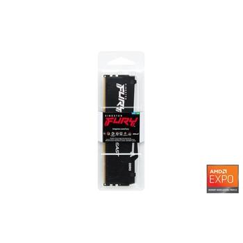 Kingston FURY Beast EXPO/DDR5/16GB/6000MHz/CL36/1x16GB/RGB/Black