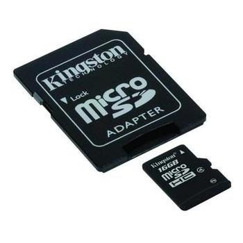 Paměťová karta KINGSTON microSDHC 16GB SDC4/16GB