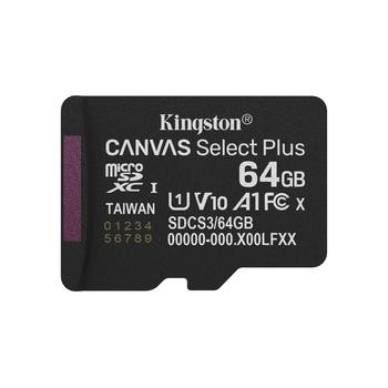 Paměťová karta KINGSTON microSDXC 64GB Canvas Select Plus
