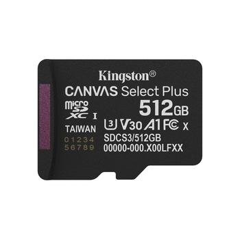 Paměťová karta KINGSTON microSDXC 512GB Canvas Select Plus