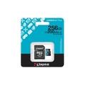 Kingston Canvas Go Plus A2/Micro SDXC/256GB/UHS-I U3 / Class 10/+ Adaptér