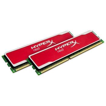 2 paměťové moduly KINGSTON 4GB (2x2GB KIT) 1600MHz CL9 XMP HyperX Blu Red Series
