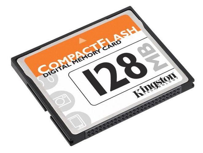 Paměťová karta KINGSTON Compact Flash 128MB CF/128 kak.cz