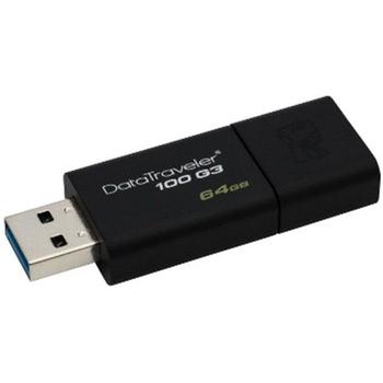 KINGSTON DataTraveler 100 G3 64GB černý (black)