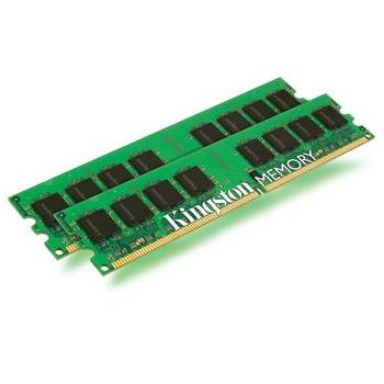 2 paměťové moduly KINGSTON 2GB (2x1GB KIT) 667MHz DDR2 PC5300 CL5, BOX