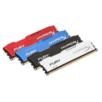 Paměťový modul KINGSTON DIMM 8GB (2x4GB) DDR3-1866MHz HyperX Fury, modrá (blue)