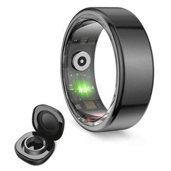 Chytrý prsten KSIX Saturn, černý, vel. XS