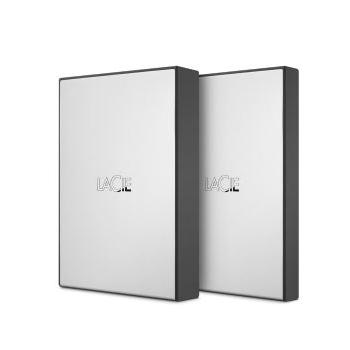 Přenosný pevný disk LaCie STHY2000800, šedý (gray)