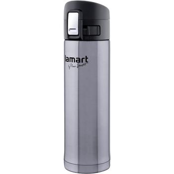 Termoska LAMART LT4008 BRANCHE, stříbrná/černá (silver/black)