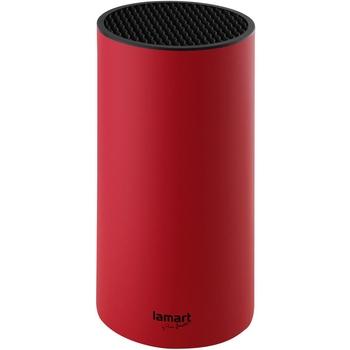 Stojan na nože LAMART LT2047, červená (red)