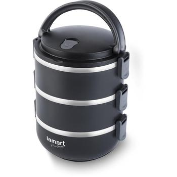 Termoska na jídlo LAMART LT6023, černá (black)