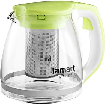 Konvice na čaj LAMART LT7026 VERRE, zelená (green)